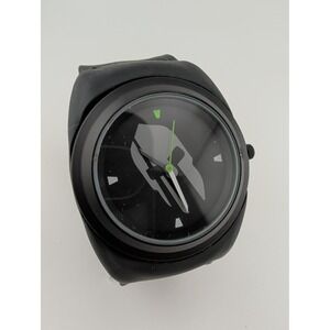 LEGION Men's Watch 42mm Case Black Slap Band New Battery